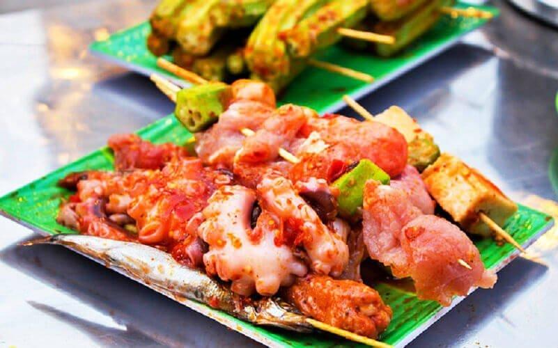 Xiên nướng tại Panda BBQ - YeuAmThuc.org