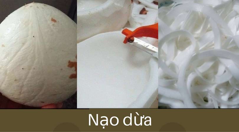 Cách làm mứt dừa