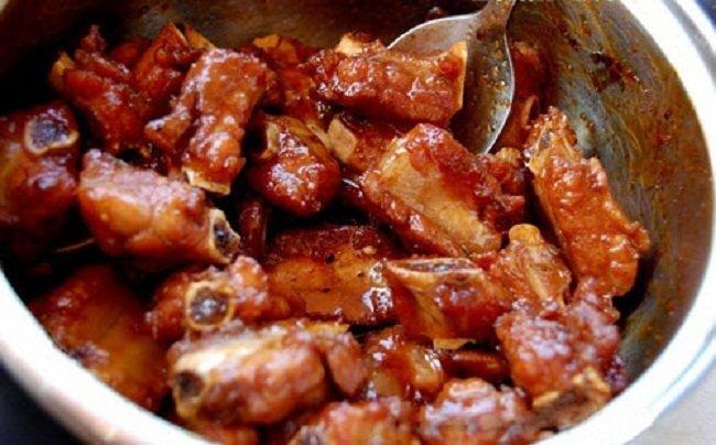 Cách làm sườn rim chua ngọt