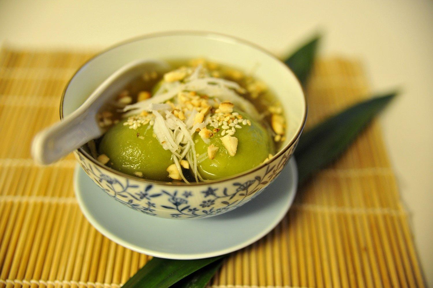 Bánh trôi lá dứa