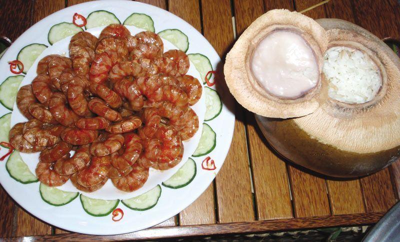 Tép rang dừa