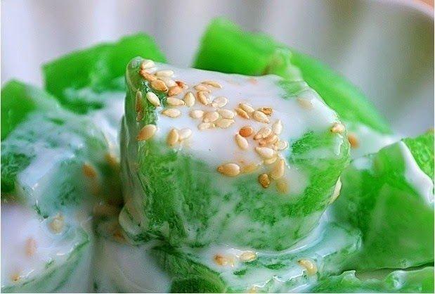 Cách làm bánh đúc lá dứa