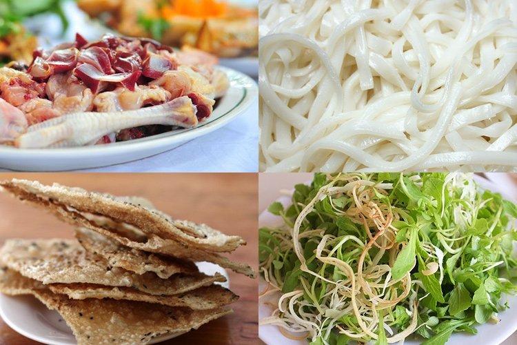 Cách nấu mì Quảng gà