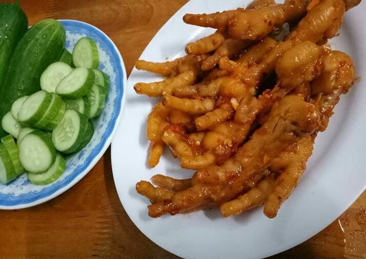 Cách làm chân gà nướng